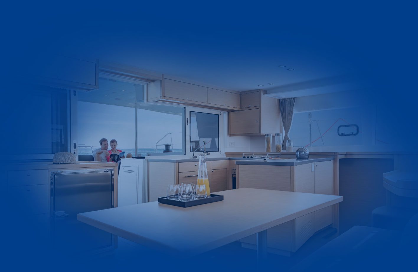 blue interior