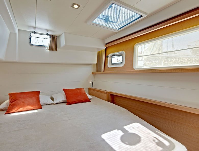 beds catamaran evi yachting