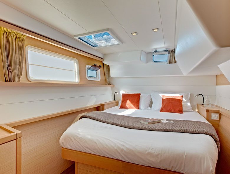 beds catamaran evi yachting
