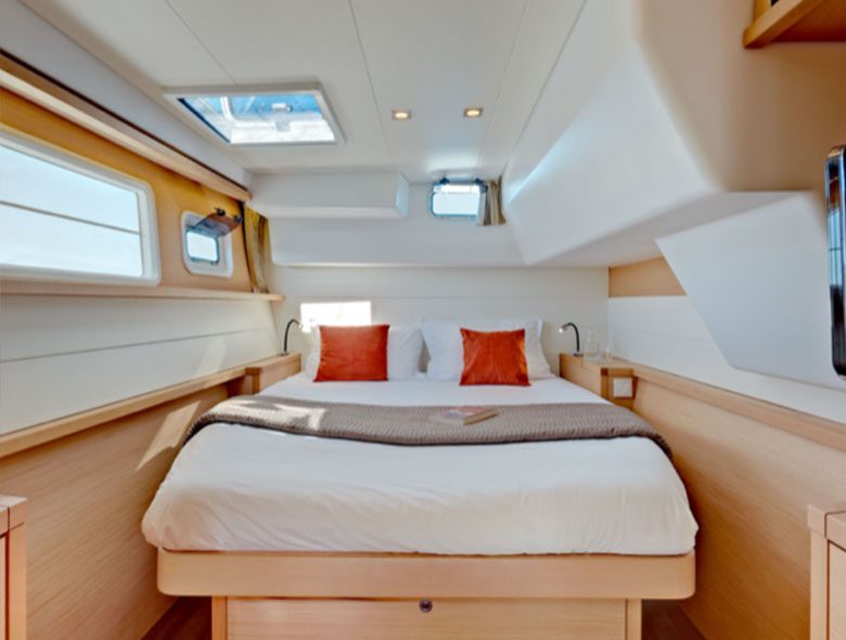 bed catamaran evi yachting